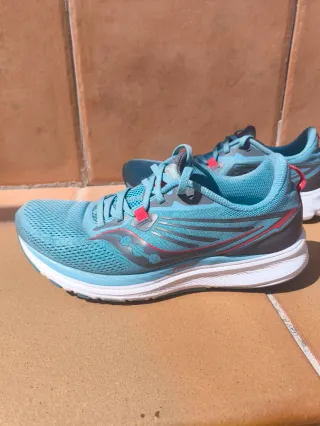 Zapatillas Saucony München 5 Azul/Rojo