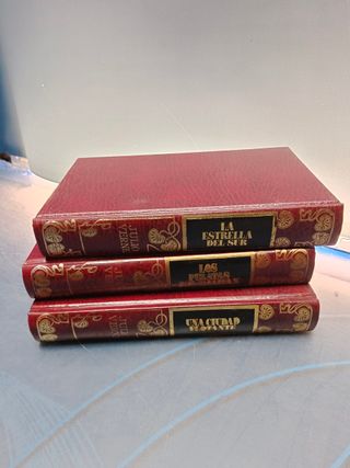 3 tomos, JULIO VERNE, la estrella del sur, una ciudad flotante, los piratas del halifax VOL V. PLAZA & JANES, S.A. EDITORES. 1962