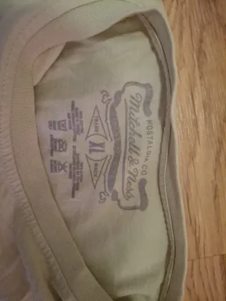 Camiseta Mitchell & Ness Hombre Amarilla