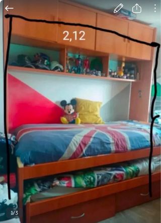 Dormitorio juvenil completo