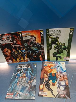 10 comics, especiales ULTIMATES + iron man nº 1 y 2
