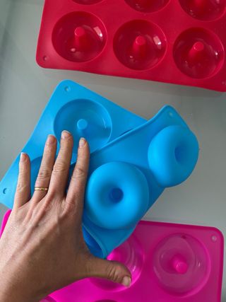 Set 3 Moldes Silicona Donuts