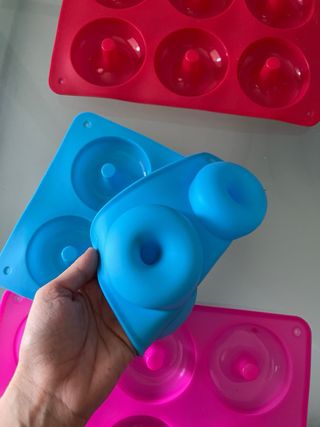 Set 3 Moldes Silicona Donuts