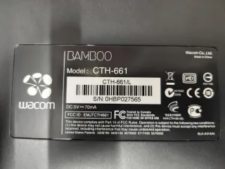 Tableta Gráfica Wacom Bamboo CTH-661