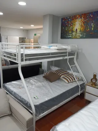 Litera Matrimonio Metal Blanca