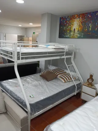 Litera Matrimonio Metal Blanca