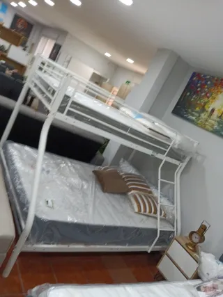 Litera Matrimonio Metal Blanca