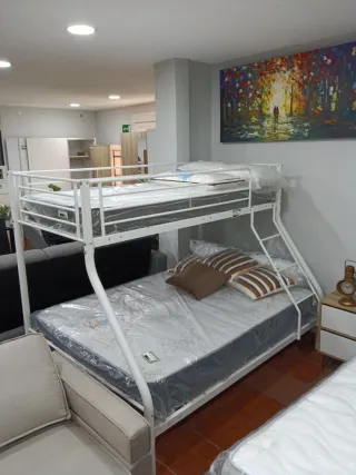 Litera Matrimonio Metal Blanca