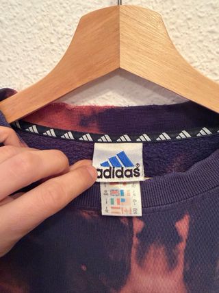 Sudadera Adidas Tie Dye Azul y Rojo