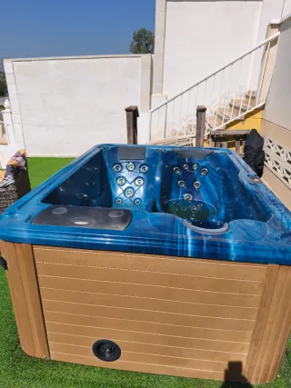 Jacuzzi 3 personas azul