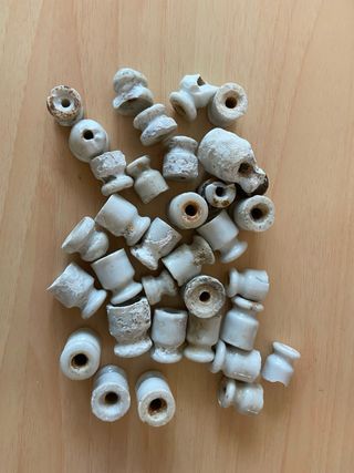 Aisladores de Porcelana Lote