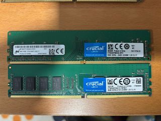 2 x Módulos Memoria RAM Crucial 8GB DDR4