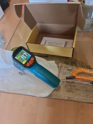 Medidor de temperatura láser