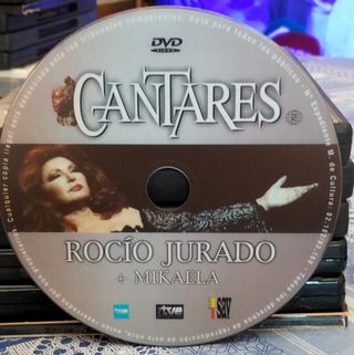 DVD Rocío Jurado -Cantares-  Un Clavel    y  otras
