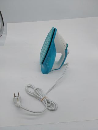 Russell Hobbs Plancha ropa vapor, 2400 W, golpe vapor 115 g/min, Light&Easy Brights Aqua, cerámica con acondicionador, vapor aut