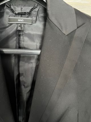 Americana Mango Negra Talla S