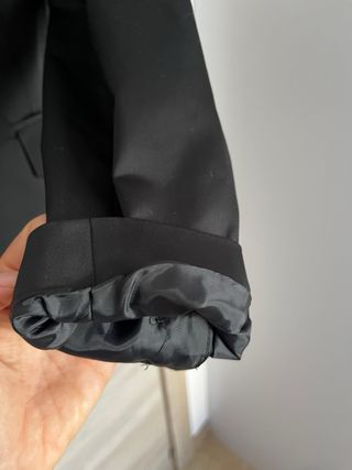 Americana Mango Negra Talla S