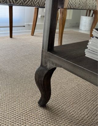 Mesa Centro Madera Marrón 110x110 - Diseño Luxury