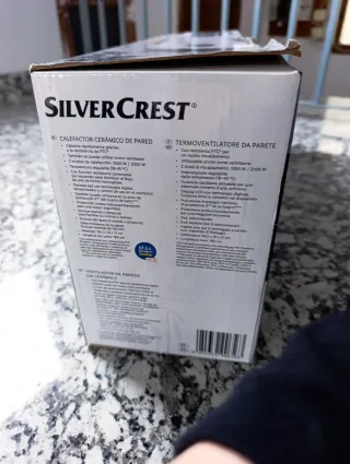 Calefactor Cerámico Silvercrest Pared nuevo