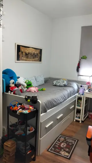 Cama nido 90x100 + colchón como nuevo.Sin arañazos