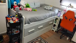 Cama nido 90x100 + colchón como nuevo.Sin arañazos