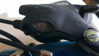 Manillar Bici Shimano con Puños y Frenos y cambio