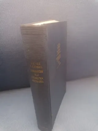 Libro clásico Introducción a la estadística matemá