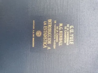 Libro clásico Introducción a la estadística matemá