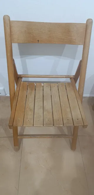 Silla Plegable de Madera