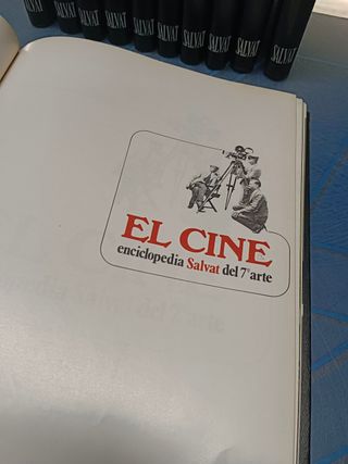 ENCICLOPEDIA. EL CINE. SALVAT. COMPLETA. 11 TOMOS  buen estado