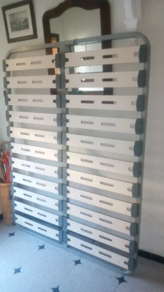 Somier metálico y de madera