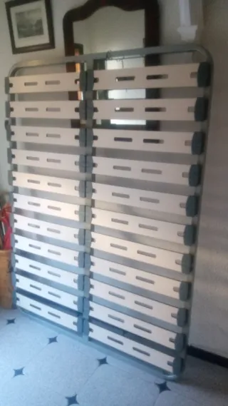 Somier metálico y de madera