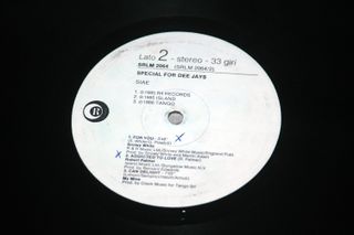 Disco Mix Special For Dee Jay 33 Giri 1985-86