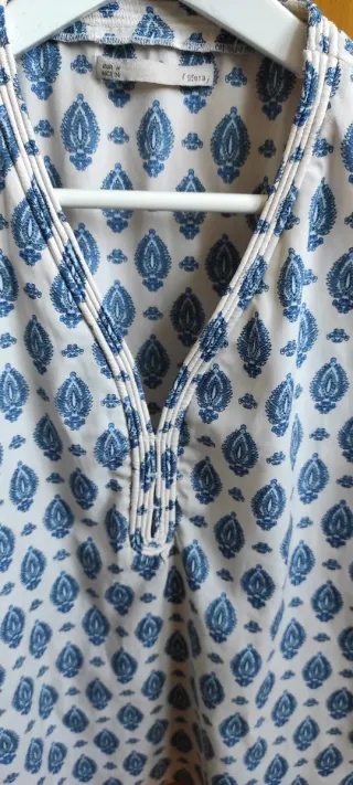 Blusa de verano sin mangas con estampado