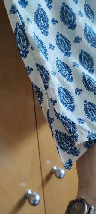 Blusa de verano sin mangas con estampado