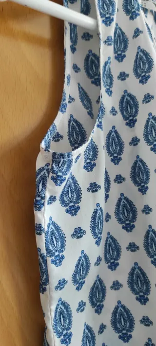 Blusa de verano sin mangas con estampado