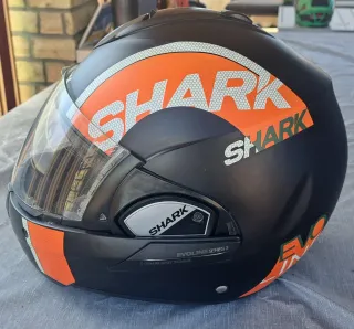 Casco Shark Evo Series 3 Negro/Naranja