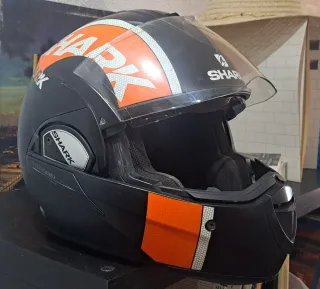 Casco Shark Evo Series 3 Negro/Naranja