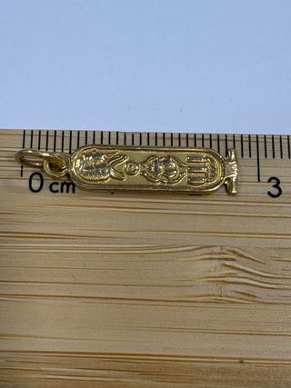 Colgante Cartucho Egipcio Oro