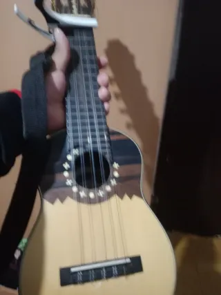 Charango de madera oscura
