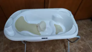 Bañera para bebé con soporte