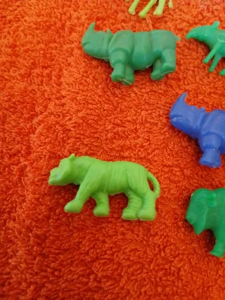 Lote Animales Plástico Vintage