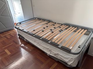 Somier nido con 2 colchones muelles