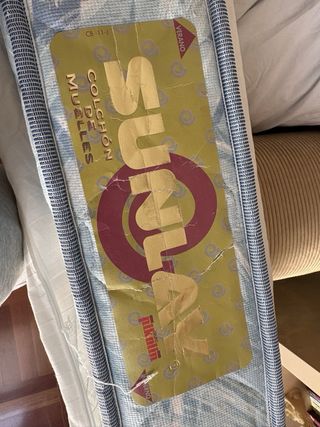 Somier nido con 2 colchones muelles