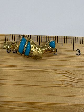 Colgante Nefertiti Oro y Lapislázuli