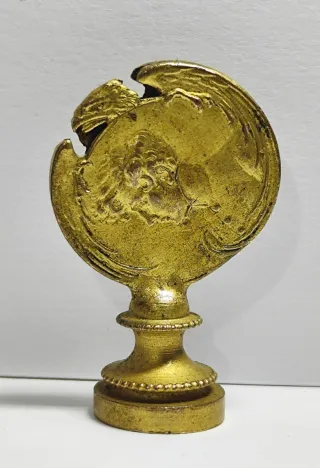 1910 Francia Napoleón II sello lacre latón