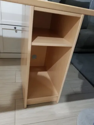 Mesa despacho escritorio de madera color claro