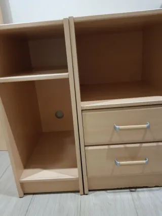 Mesa despacho escritorio de madera color claro