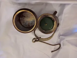 Lámpara de carburo antigua