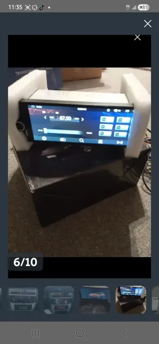 Radio Coche 1 DIN Carplay Android Auto